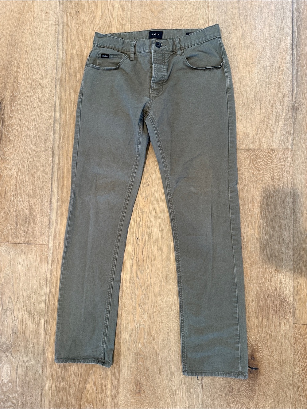 RVCA Men’s Olive Jean - Slim Fit